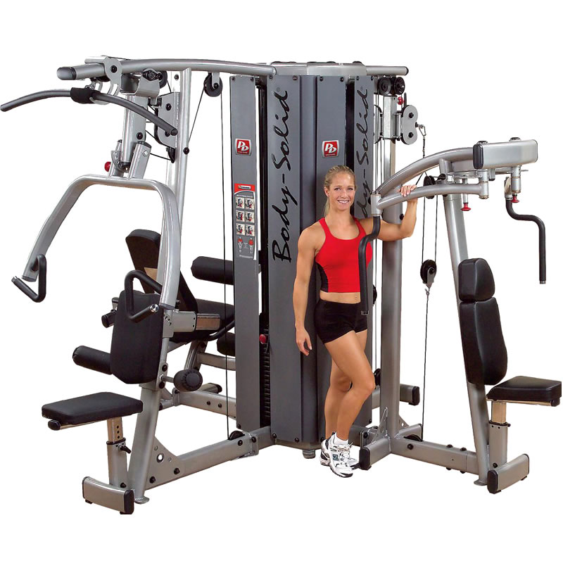 Body-Solid顶级四站多功能综合训练器 DGYM-S-4