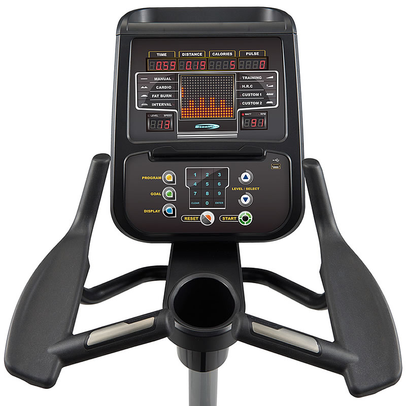 史帝飞健身车 PB10 电磁控立式健身车仪表