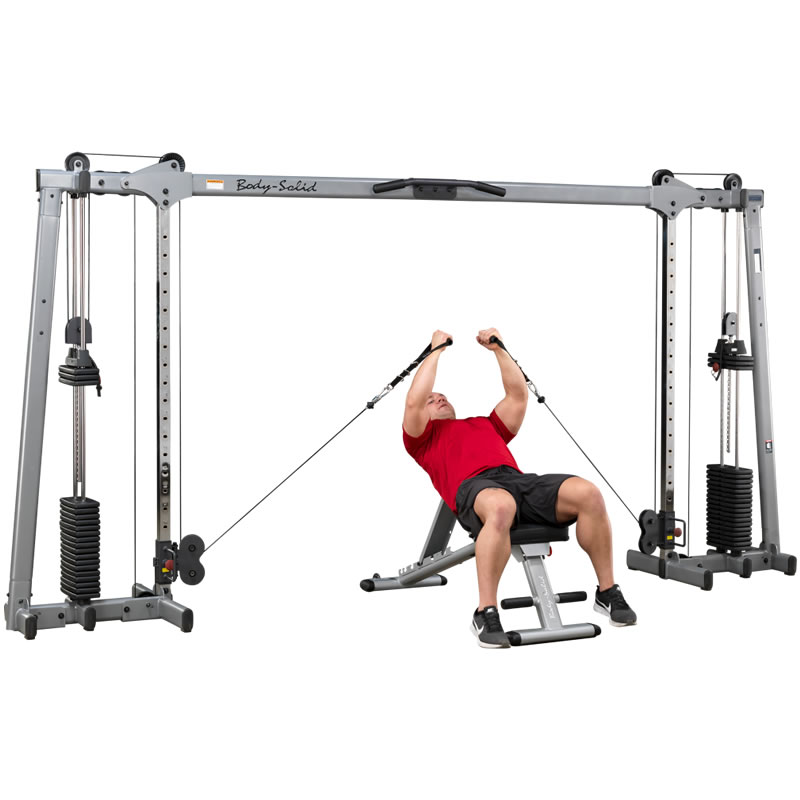 Body-Solid十字拉力训练器 GDCC250 多功能双臂力量训练器