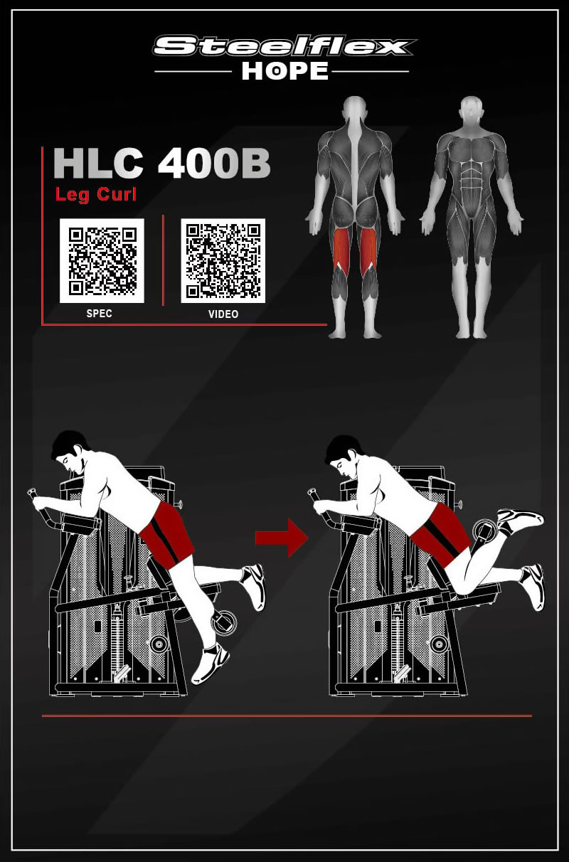 Steelflex HLC400B 俯式屈腿训练器
